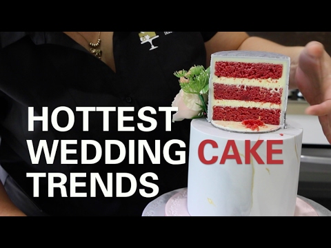 Hottest Wedding Cake Trends 2017