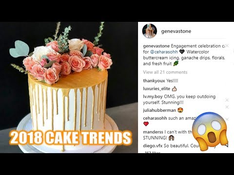 2018 Cake Trends