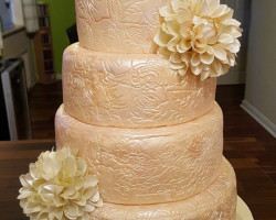 Wedding Cake Marble effect