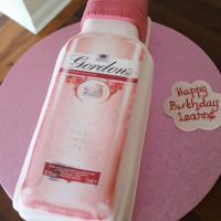 Pink Gin Birthday Cake Pink Gin Birthday Cake - Andrea Monaco